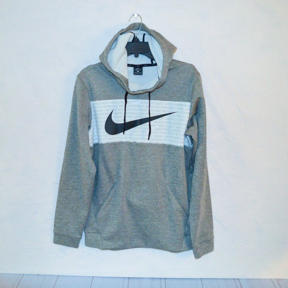 Nike Men’s Small Gray Hoodie Swoosh Pullover